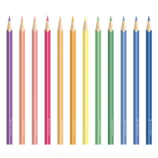 Pastelky CENTROPEN 9524/12 - trjohranné, pastelové