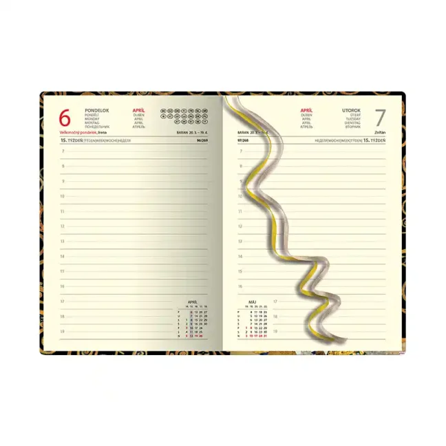 Denný diár A5 ART KLIMT 2026