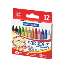 Voskové pastelky CENTROPEN 9530/12, 8 mm
