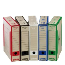 ARCHÍVNY BOX EMBA, 75 mm, červená