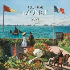 Nástenný kalendár Claude Monet štvorec 2027