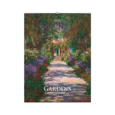 Nástenný kalendár Gardens Impressionism 2026