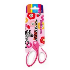Školské nožnice KEYROAD Tattoo Zebra 18 cm blister