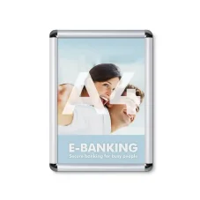 Kliprám s guľatými rohmi 25 mm A4 - akcia - dopredaj