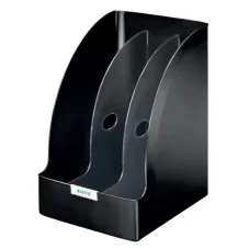 Stojan na časopisy DECORACK PLUS, 210 mm čierna- akcia - do vypredania zásob