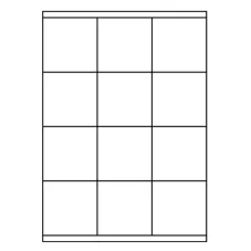 Etikety PRINT 70 x 67,7 biele