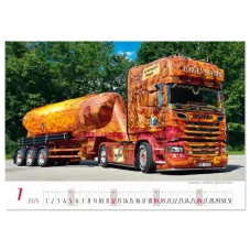 Nástenný kalendár Trucks 2026