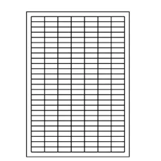 Etikety PRINT 25,4 x 10 odnímateľné