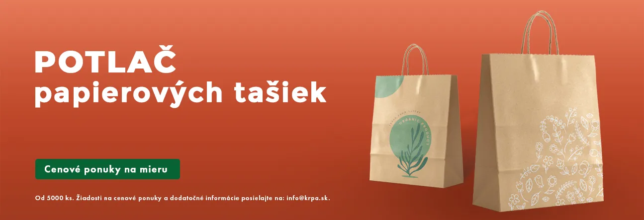 Potlač papierových tašiek
