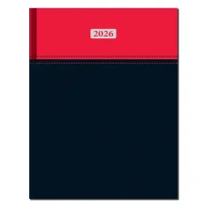 Manager diár A4 MILANO červeno-čierny 2026