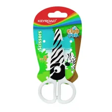 Školské nožnice KEYROAD Zebra plast blister - dopredaj