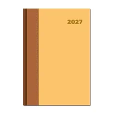 Denný diár A5 DOLCETTO hnedo zlatý 2027