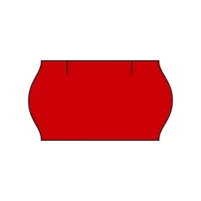 Etikety cenovkové Cont.Meto 22x12 červené