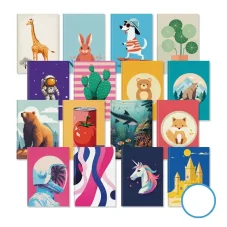 Záznamová kniha A6, 100 listov, čistá, lesklá