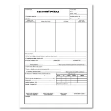 Cestovný príkaz – A4, 70g biely papier / 100 ks