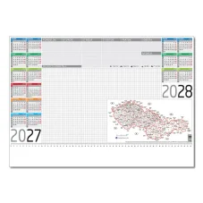 Podložka farebná s mapou 2027