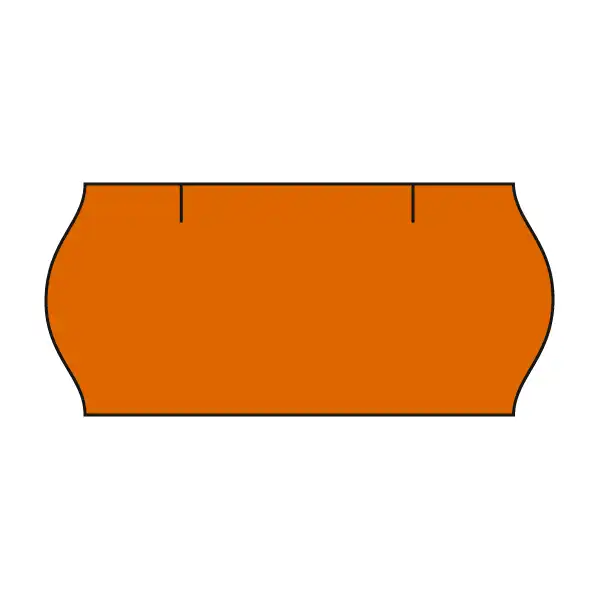 Etikety cenovkové Cont.Meto 26x12 oranžové