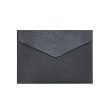 Obálky C6 Pearl 150g BK/10ks metal.čierna