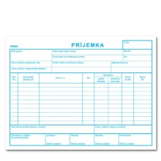 Príjemka A5 – samoprepis – 100 listov