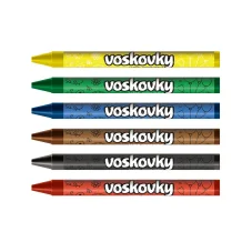 Voskové pastelky CENTROPEN 9530/6, 8 mm