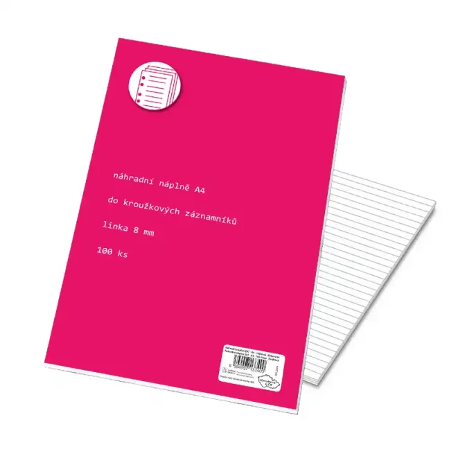 Náplne do karisblokov - A4 linajkové
