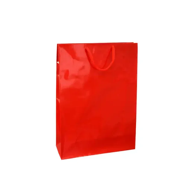 Taška 240x90x320 lamino červená 200ks/krt