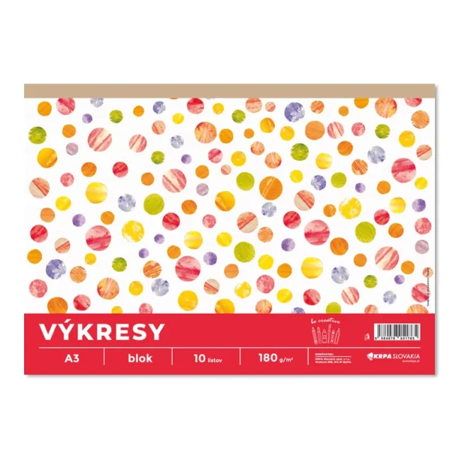 Výkresy A3, 180g, 10 listov v bloku
