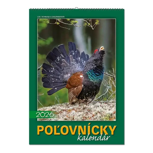 Nástenný kalendár Poľovnícky kalendár 2026