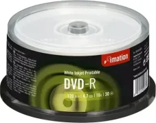 DVD-R Imation Printable 4,7 GB 16x cake box / 30 ks - akcia - do vypredania zásob