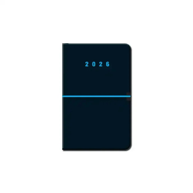 Mini diár A6 CAPRI čierny 2026