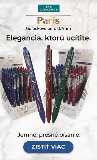 Elegantné guľôčkové pero Paris