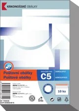 Obálky C5 samolepiace  / 10 fólia