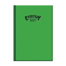 Denný diár A5 Everyday COLORS zelený 2027