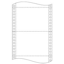 Tabelačný papier 25 x 06" (1+1) NCR