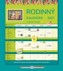 Nástenný kalendár Rodinný kalendár 2027