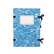 Dosky na spisy A4, so šnúrkami, kartón modrá