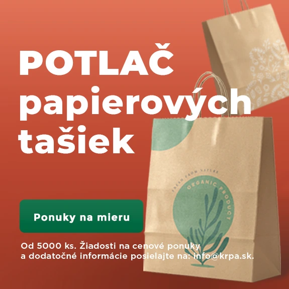 Potlač papierových tašiek