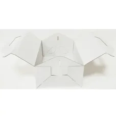 Krabica na zákusky - biela, 280x180x100mm, 50 ks