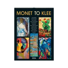 Nástenný kalendár Monet to Klee 2026