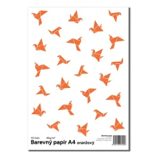 Farebný papier Color A4-80g - oranžová