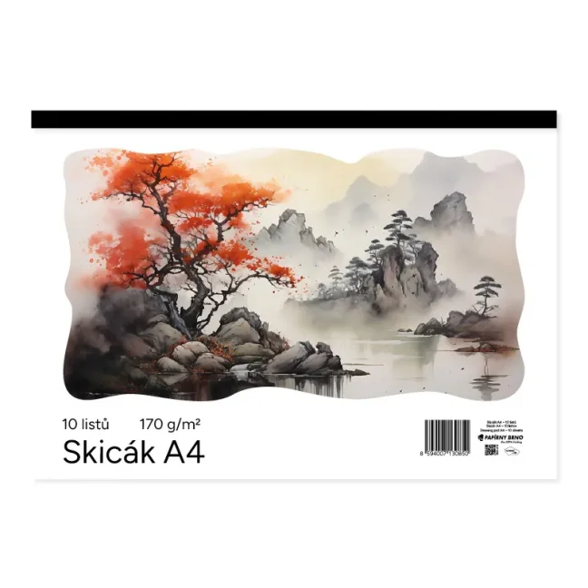 Skicár A4 / 10 hárkov