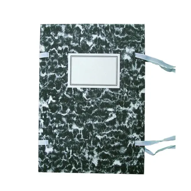 Dosky na spisy A4 Executive, mramor, so šnúrkami, štítok