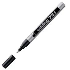 Lakový popisovač edding 751 strieborný