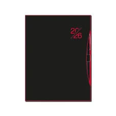 Denný diár A5 SMART red 2026