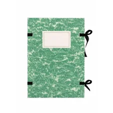 Dosky na spisy A4, so šnúrkami, kartón zelená