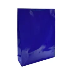 Taška 300x90x400 lamino modrá 200ks/krt