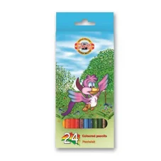 Pastelky Koh-I-Noor Vtáci sada 24 ks 3554