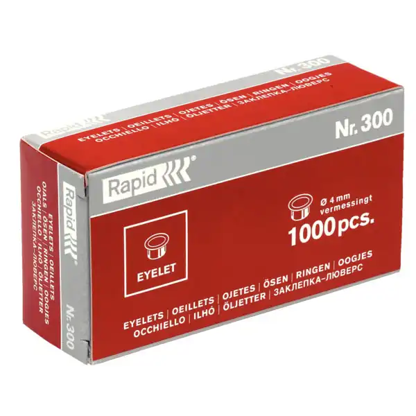 Očka Rapid Eyelet 300, 1000 ks