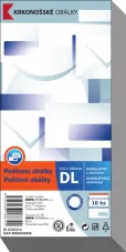 Obálky DL okienko samolepiace / 10 fólia