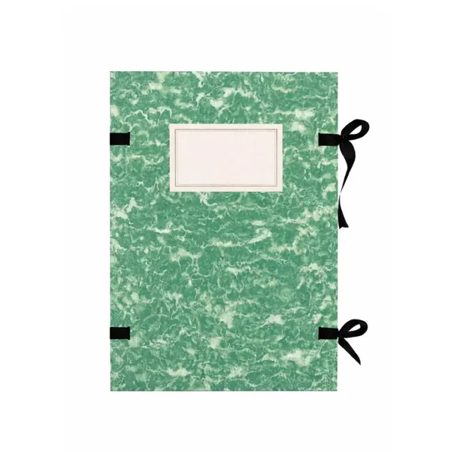 Dosky na spisy A4, so šnúrkami, kartón zelená